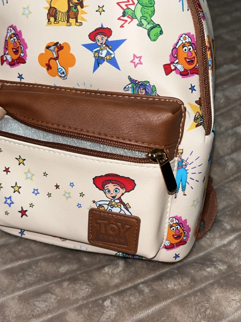 NWT Disney Bioworld - Toy Story Mini Backpack with Leather